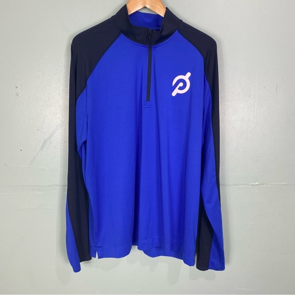 Rhone X Peloton Blue Half Zip Pullover Performance Sweatshirt Sz‎ XL?? - Picture 1 of 8
